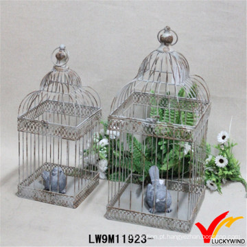 Atacado Vintage Rústico Shabby Chic Iron Birdcage